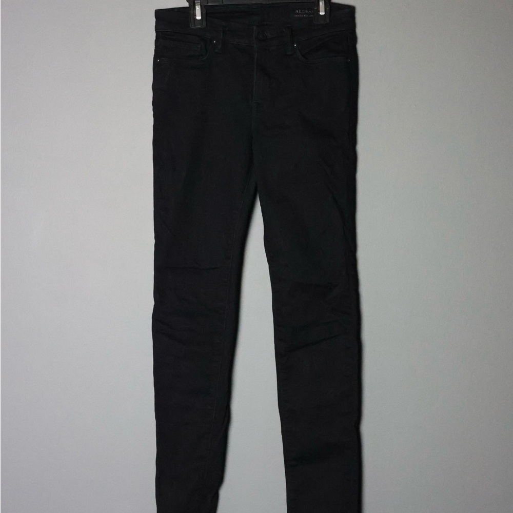 All Saints Black Skinny Jeans